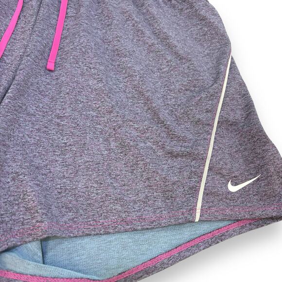 Nike Pro Dri Fit 5” Shorts Women’s Size Small Purple Blue & Pink Active - Picture 3 of 6